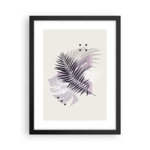 Plakat i sort ramme - Skygge af en skygge - 30x40 cm