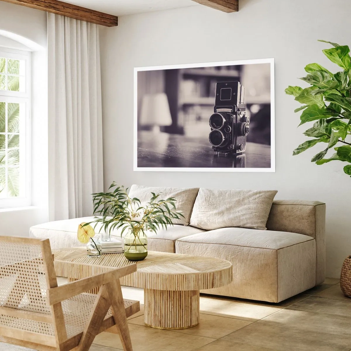 Plakat - Magien i et gammelt fotografi - 100x70 cm