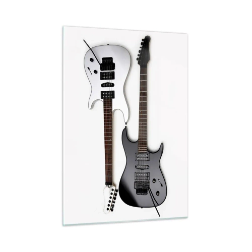 Billede på glas - Harmoni af former - 50x70 cm