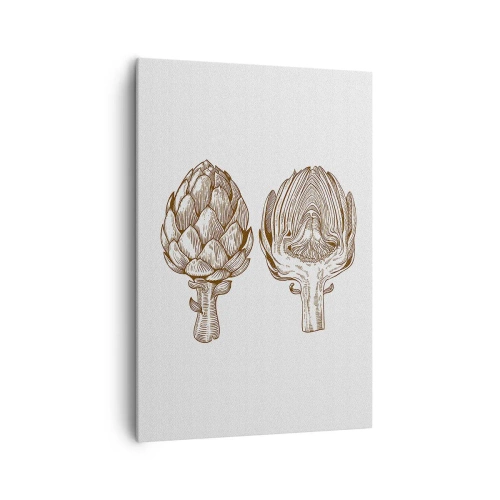 Lærredstryk - Billede på lærred - Lektion i anatomi - 70x100 cm