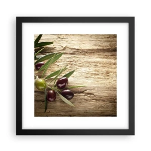 Plakat i sort ramme - Lige fra naturen - 30x30 cm