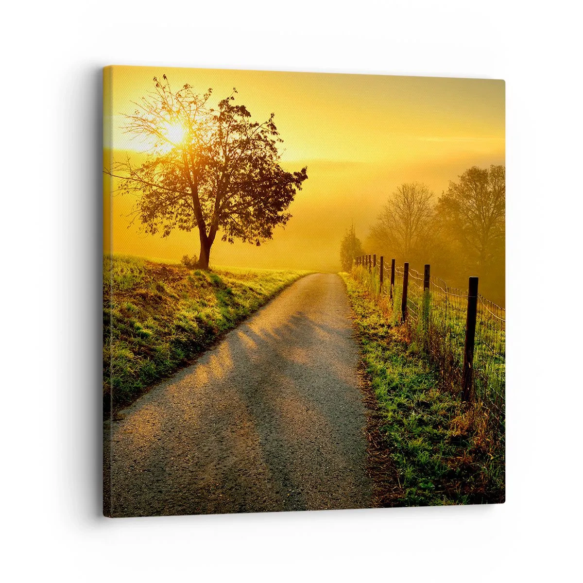 Lærredstryk - Billede på lærred - Kære eftermiddag - 30x30 cm