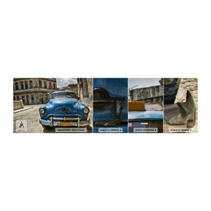 Fototapet Prøve Standard Eco - Det gamle er smukt - Automotive, Bil, Taxa - 100x30 cm