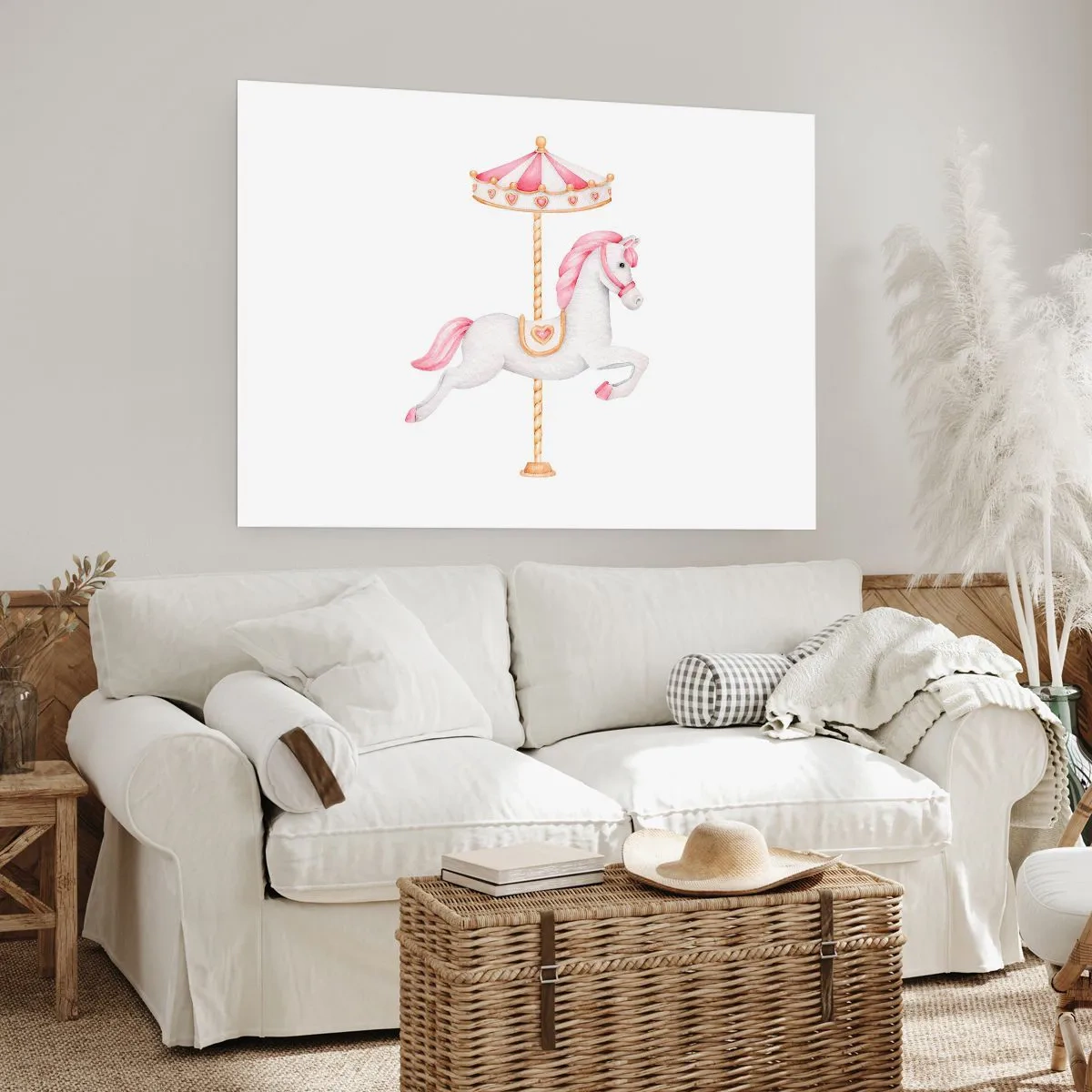Plakat - Han satte af sted med en hov - 91x61 cm