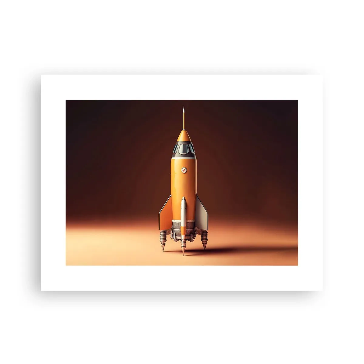 Plakat - Det begynder med en drøm - 40x30 cm