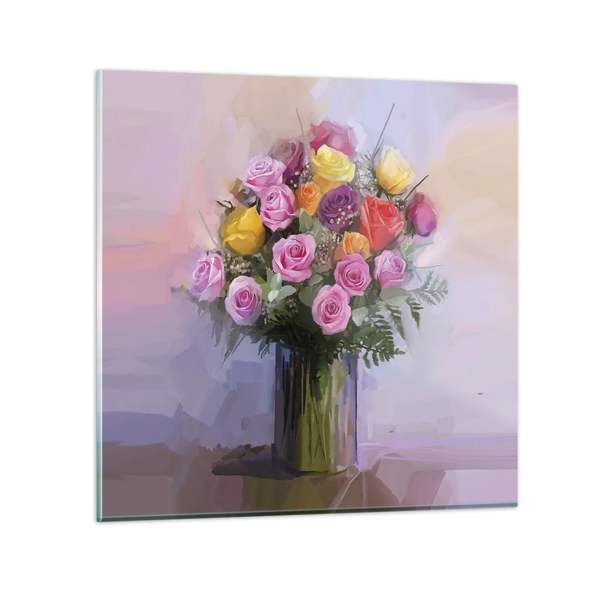 Billede på glas - Bevaret skønhed - 50x50 cm