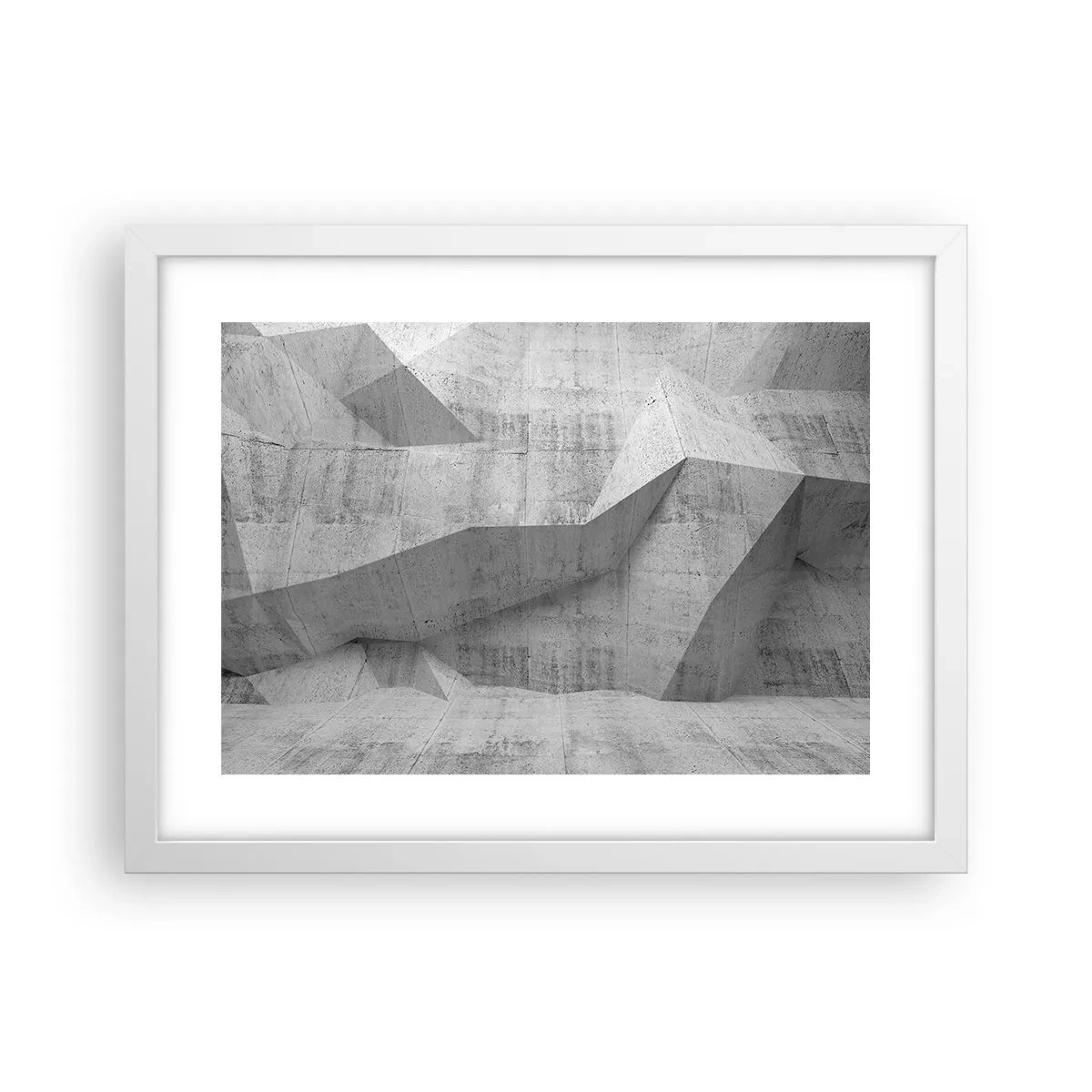 Plakat i hvid ramme - En ægte udfordring - 40x30 cm