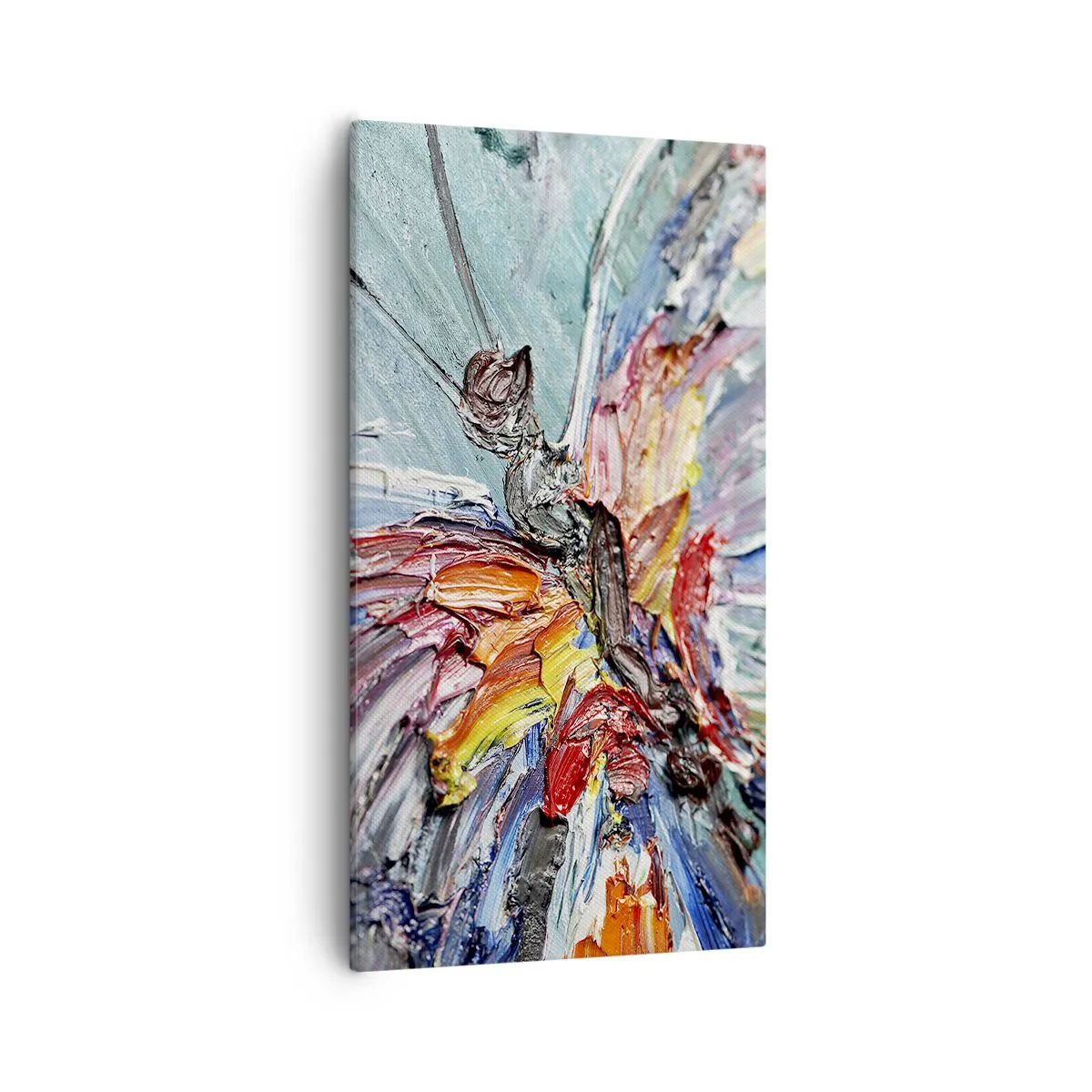 Lærredstryk - Billede på lærred - Malet af naturen - 55x100 cm