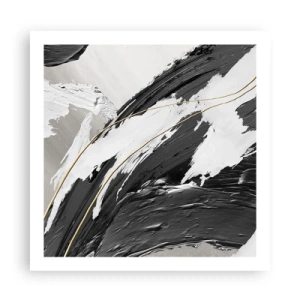 Plakat - Abstraktion med flair - 60x60 cm