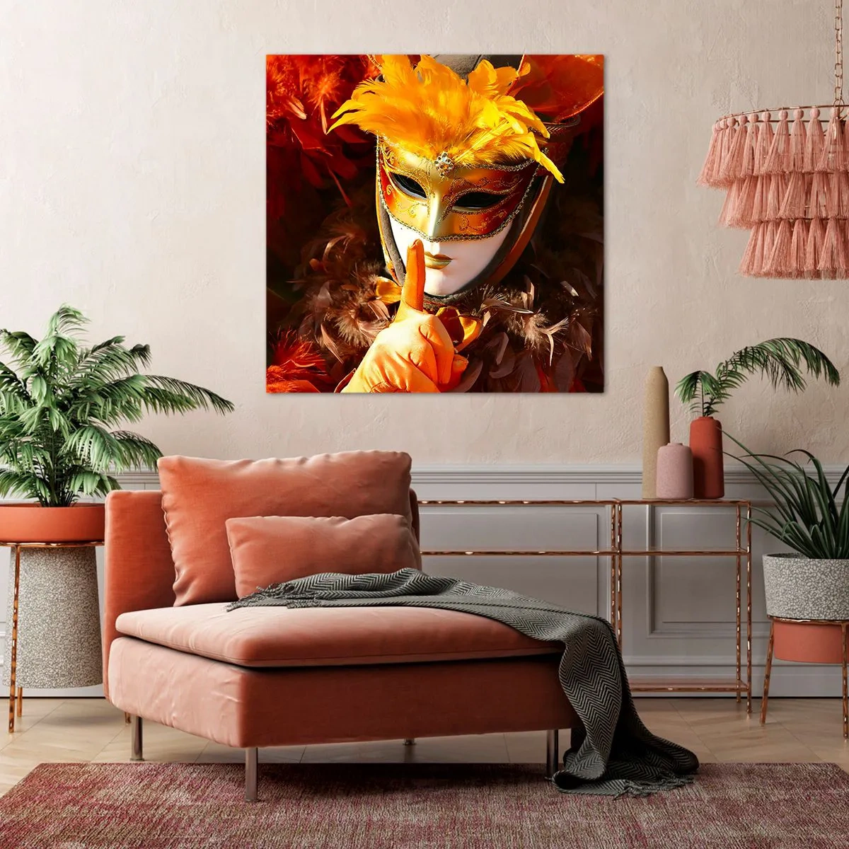 Lærredstryk - Billede på lærred - Mystik er en del af spillet - 40x40 cm