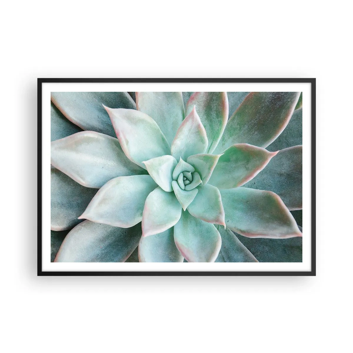 Plakat i sort ramme - Hjertet af ørkenen - 100x70 cm