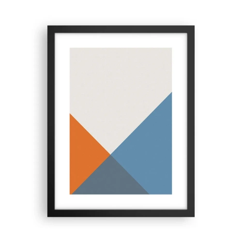 Plakat i sort ramme - Med hensyn til ... - 30x40 cm