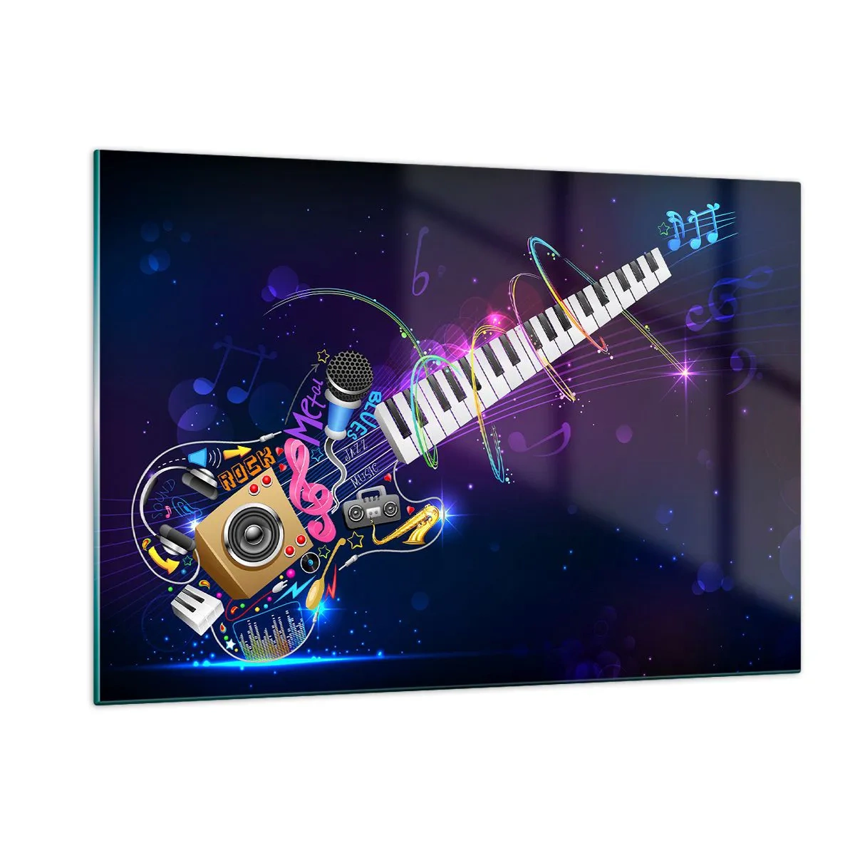 Billede på glas - Og alt er i orden - 120x80 cm