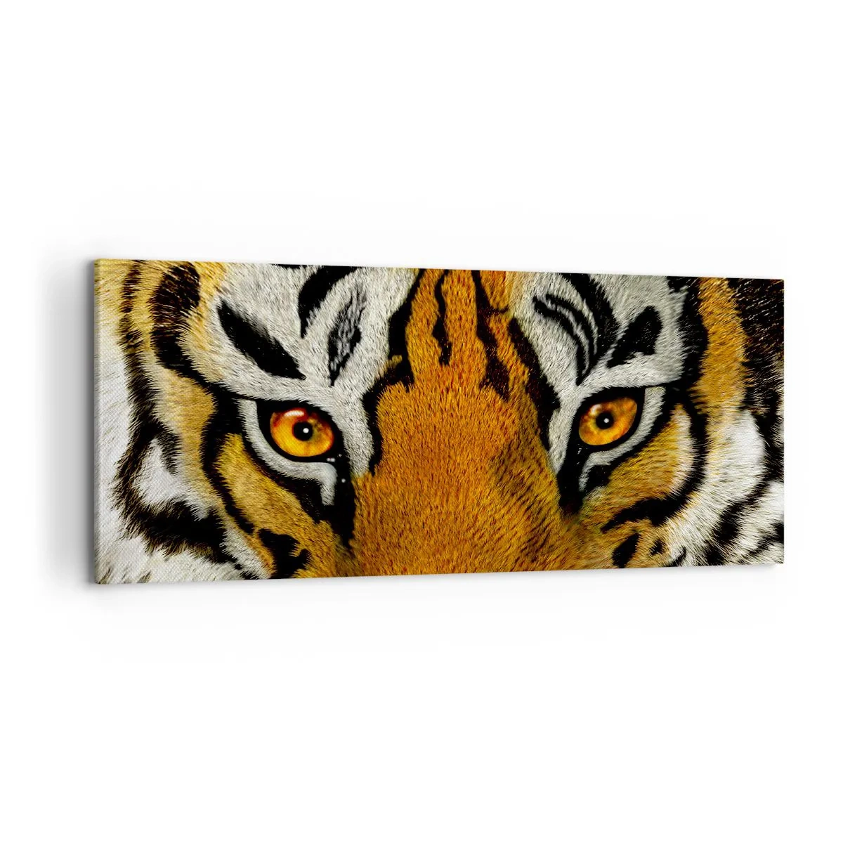 Lærredstryk - Billede på lærred - Truende og smuk - 100x40 cm