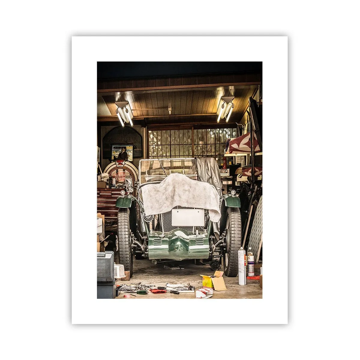 Plakat - Tilbage til fortiden - 30x40 cm