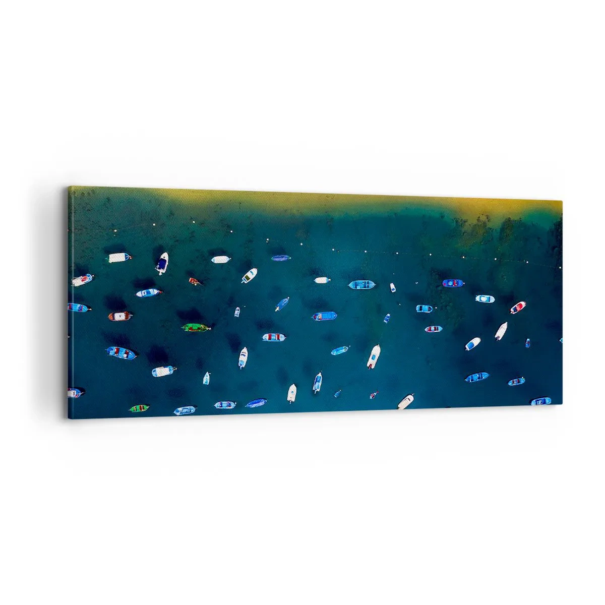 Lærredstryk - Billede på lærred - En ferieleg - 100x40 cm