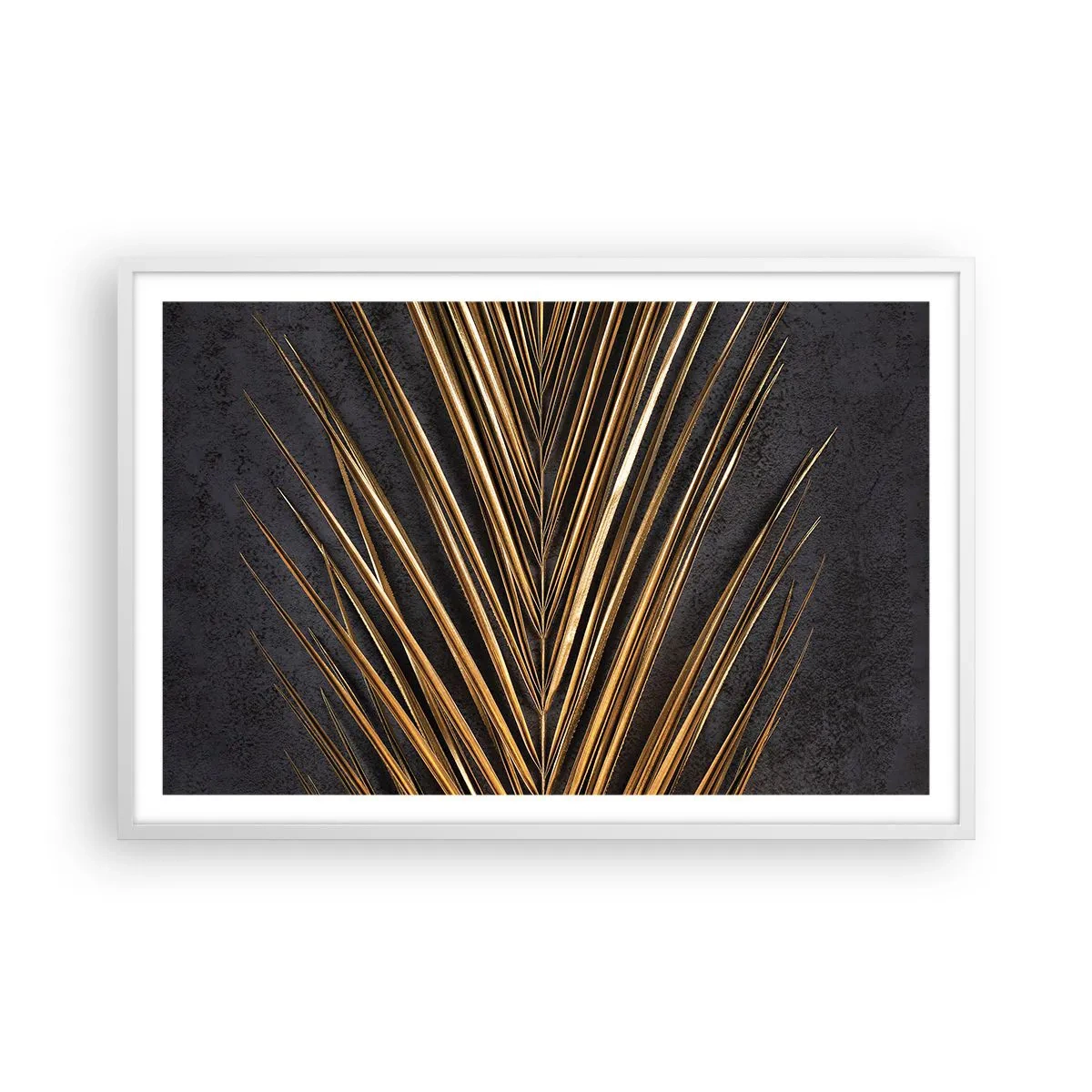 Plakat i hvid ramme - Tropernes guld - 91x61 cm