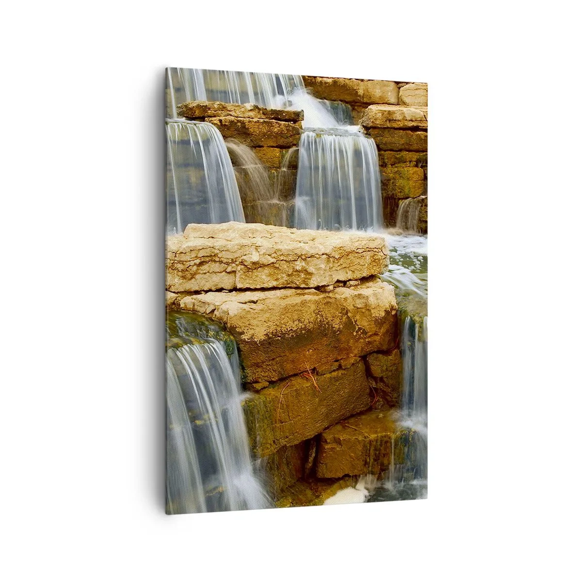 Lærredstryk - Billede på lærred - Trappe til himlen - 80x120 cm