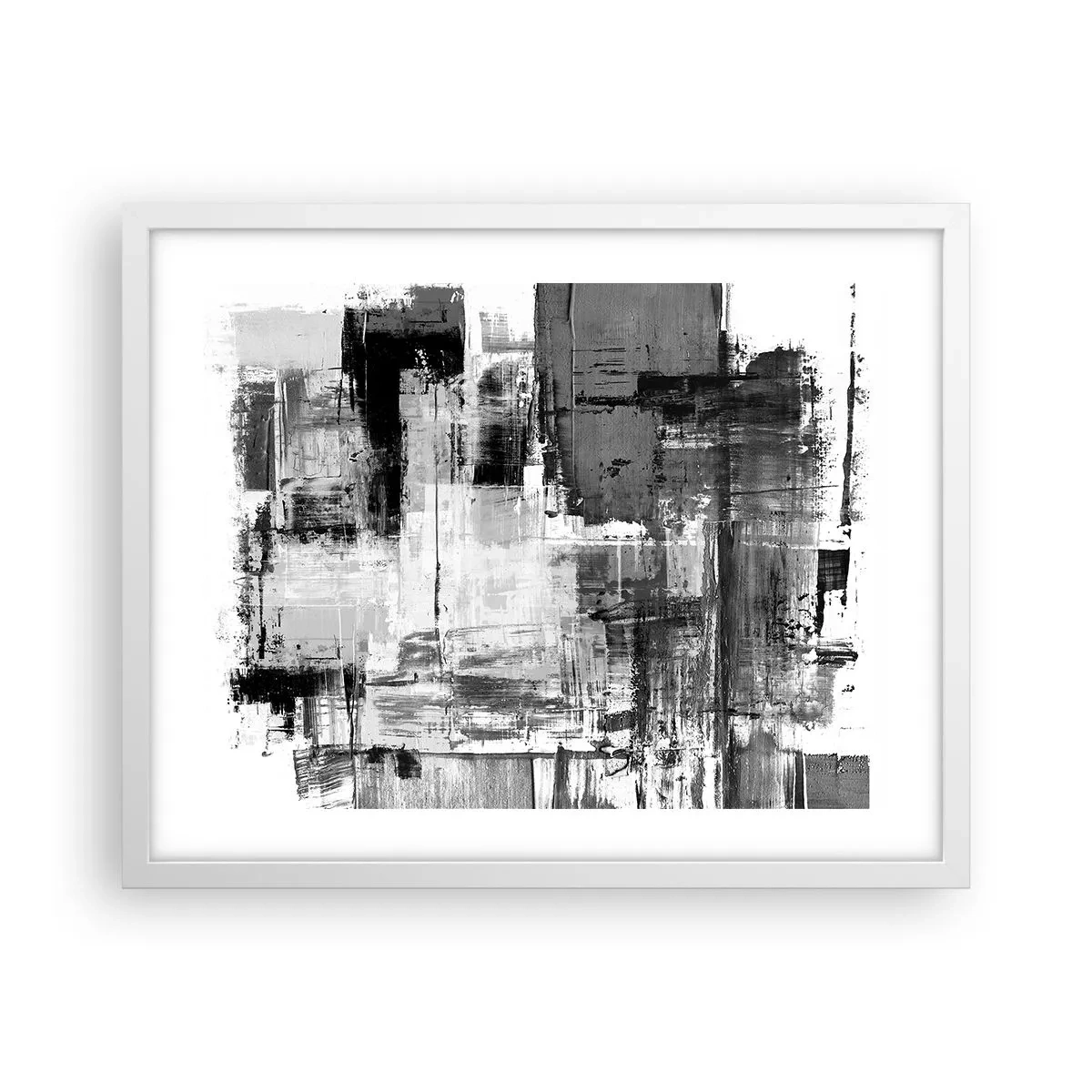 Plakat i hvid ramme - Gråt er smukt - 50x40 cm