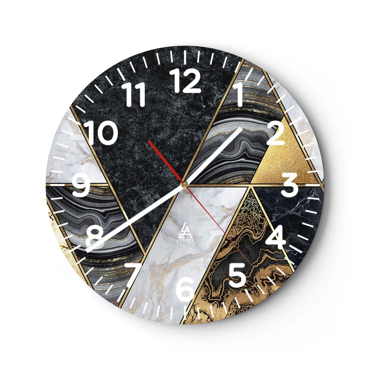 Vægur, Uret - Sten for sten - 30x30 cm