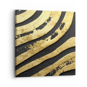 Lærredstryk - Billede på lærred - Alt flyder - 30x30 cm