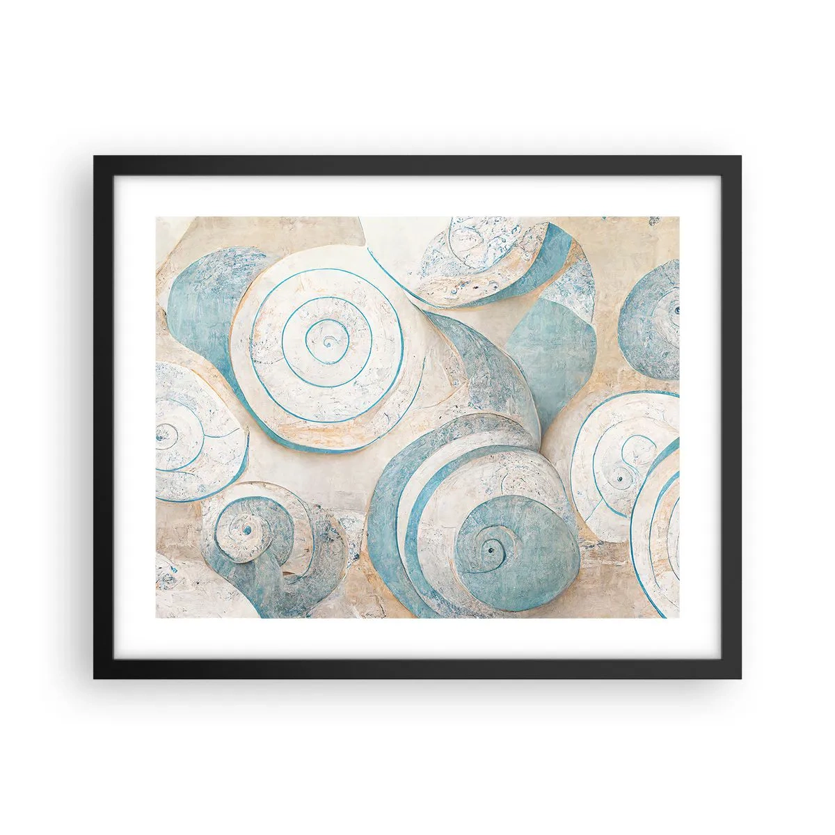 Plakat i sort ramme - Hvad gemmer skallen på? - 50x40 cm