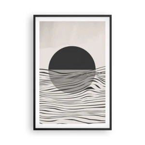 Plakat i sort ramme - Halvkomposition - 61x91 cm