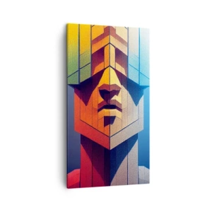 Lærredstryk - Billede på lærred - En mand med principper - 45x80 cm