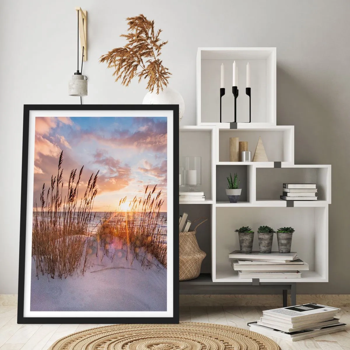 Plakat i sort ramme - Farvel til sol og vind - 40x50 cm