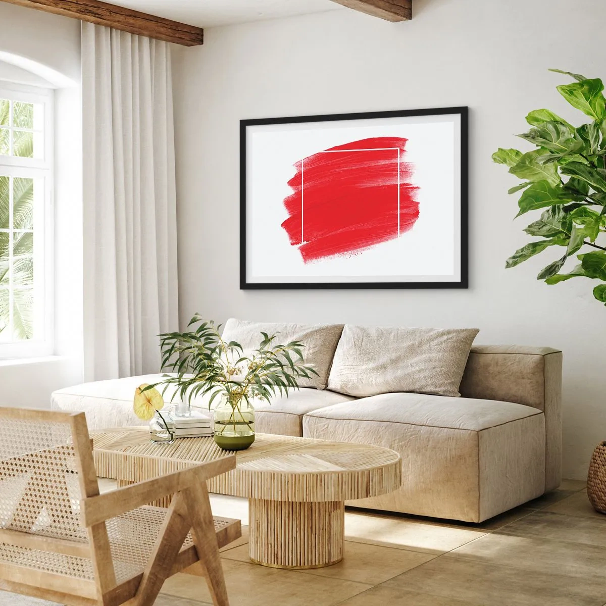 Plakat i sort ramme - Uden for rammen - 91x61 cm