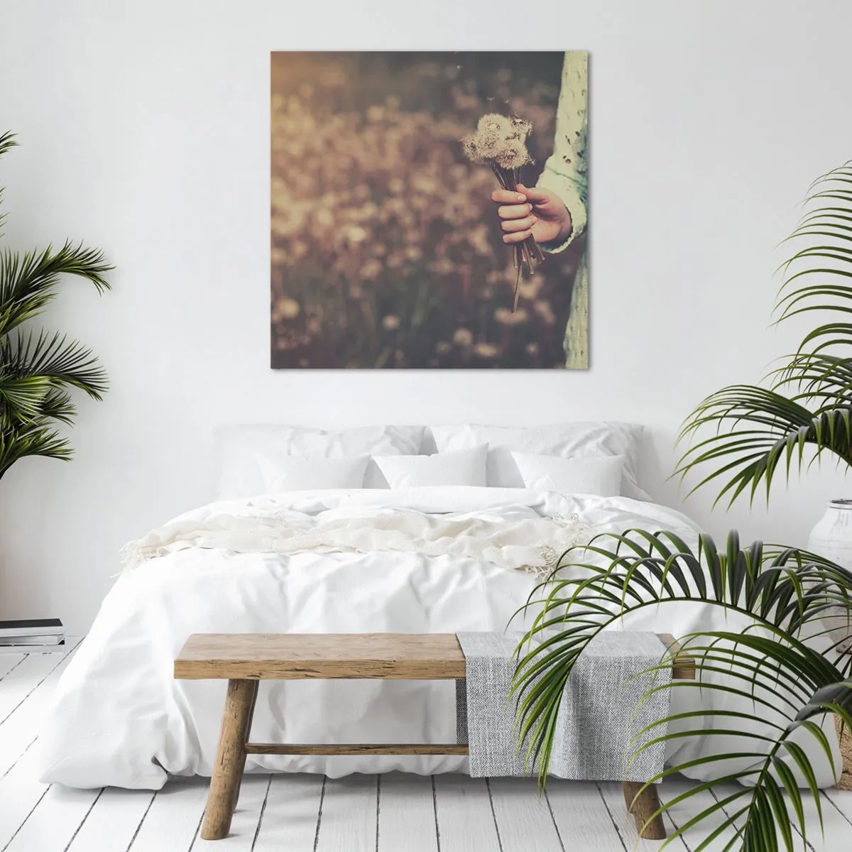 Lærredstryk - Billede på lærred - Behold dem, venligst - 70x70 cm
