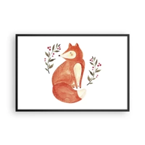 Plakat i sort ramme - Lille rødhåret - 91x61 cm