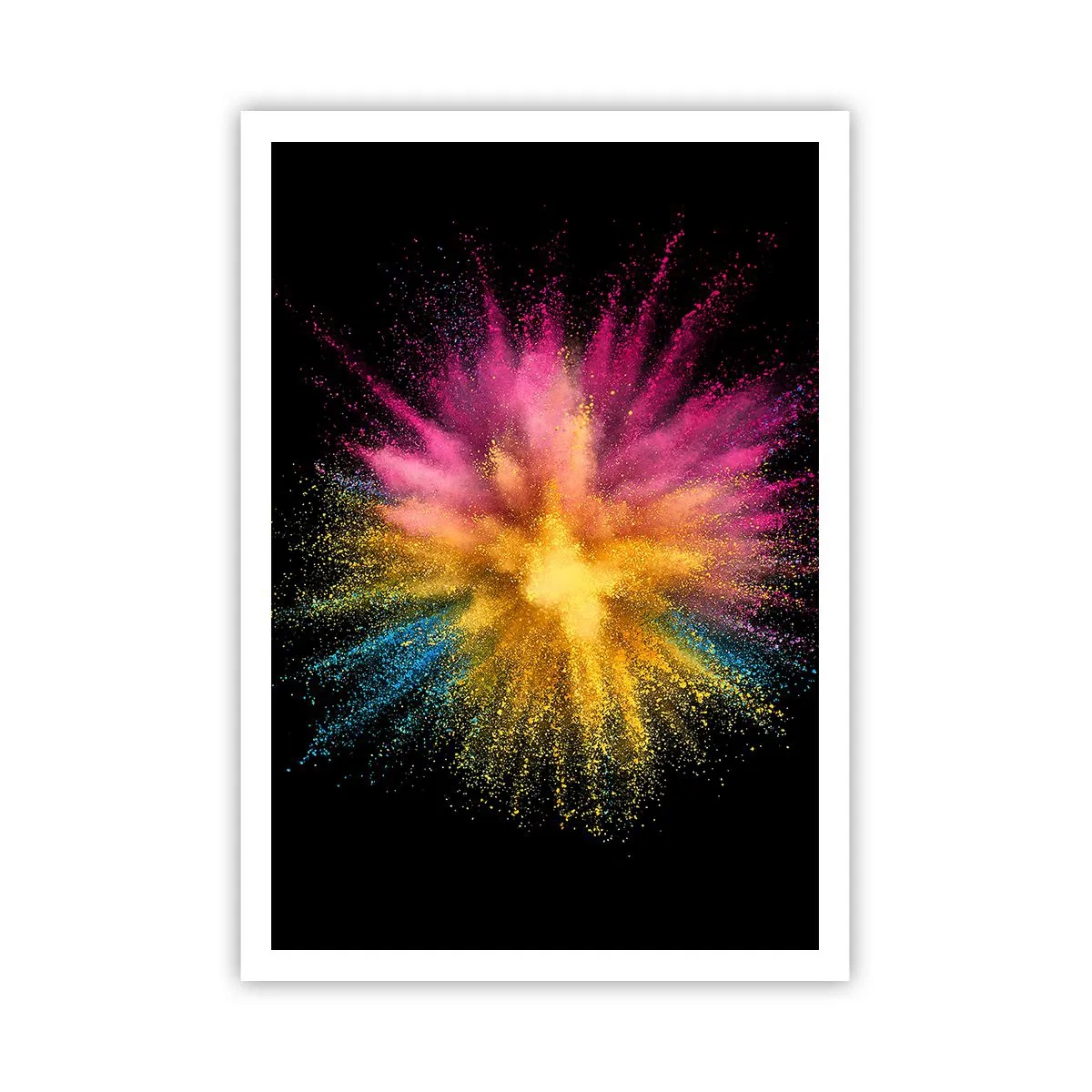 Plakat - Farvernes fødsel  - 70x100 cm