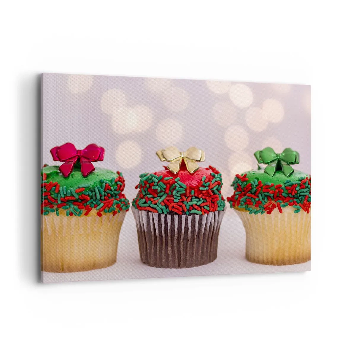 Lærredstryk - Billede på lærred - Slik i buen - 100x70 cm