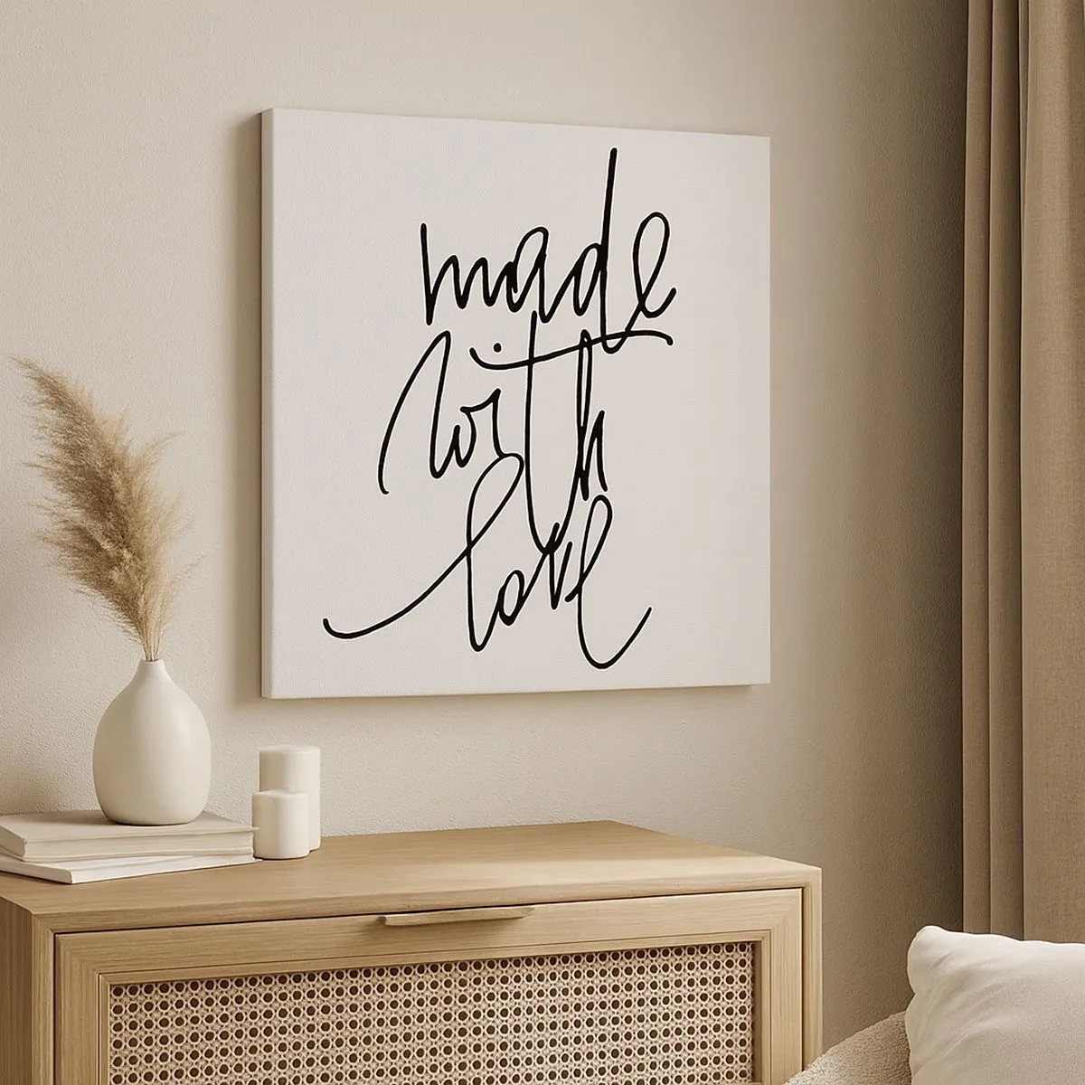 Lærredstryk - Billede på lærred - Det bedste mærke - 30x30 cm