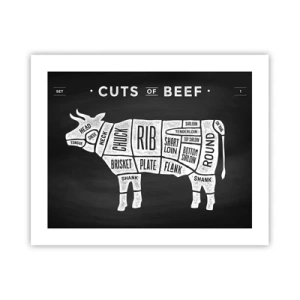 Plakat - Slagterens grundbog - 50x40 cm
