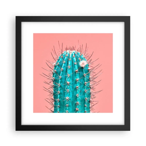 Plakat i sort ramme - Bare se - 30x30 cm