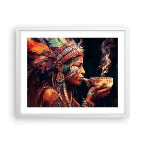 Plakat i hvid ramme - Et magisk ritual - 50x40 cm