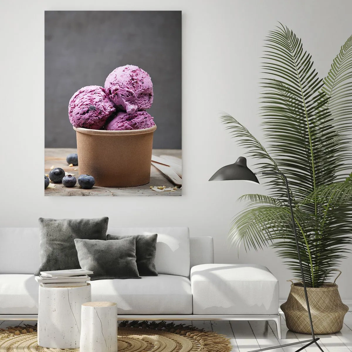 Billede på glas - Sødme og kølighed - 80x120 cm