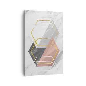 Lærredstryk - Billede på lærred - Kædesammensætning - 80x120 cm