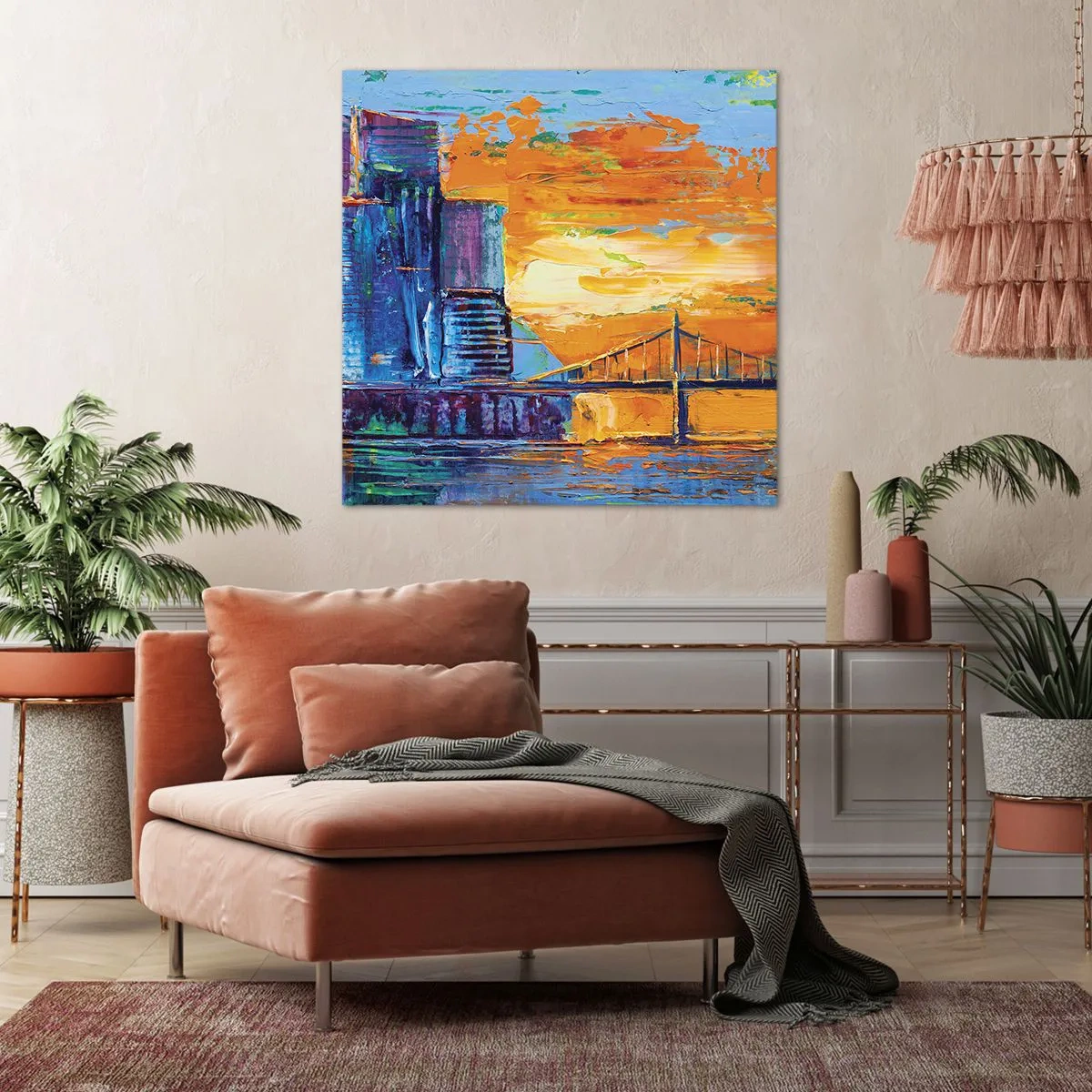 Lærredstryk - Billede på lærred - Kultur og natur - 50x50 cm