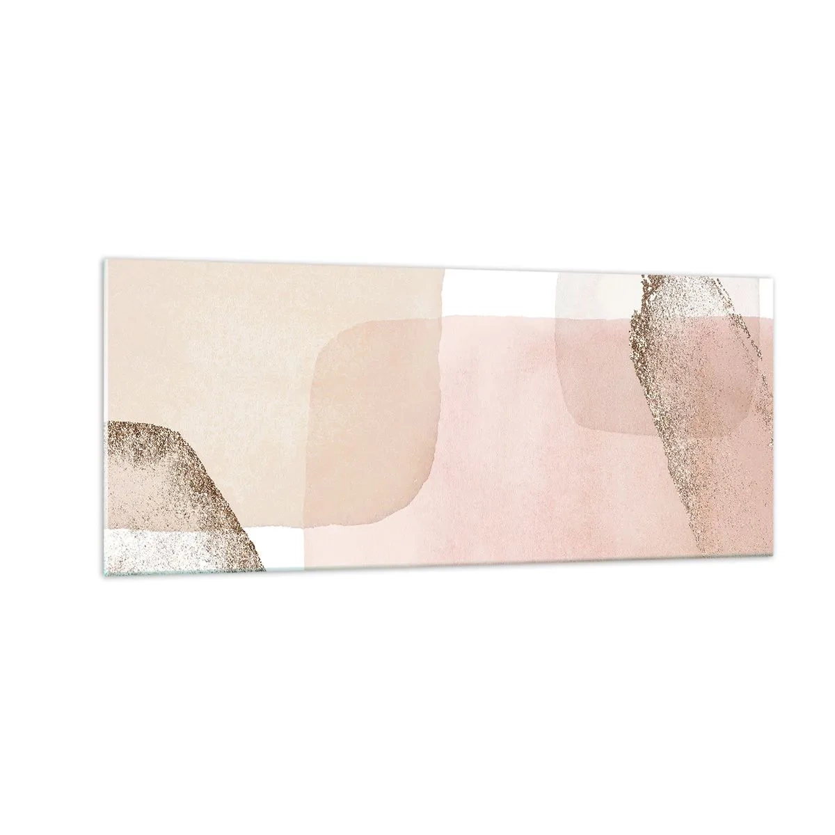 Billede på glas - Et kig gennem farver - 100x40 cm