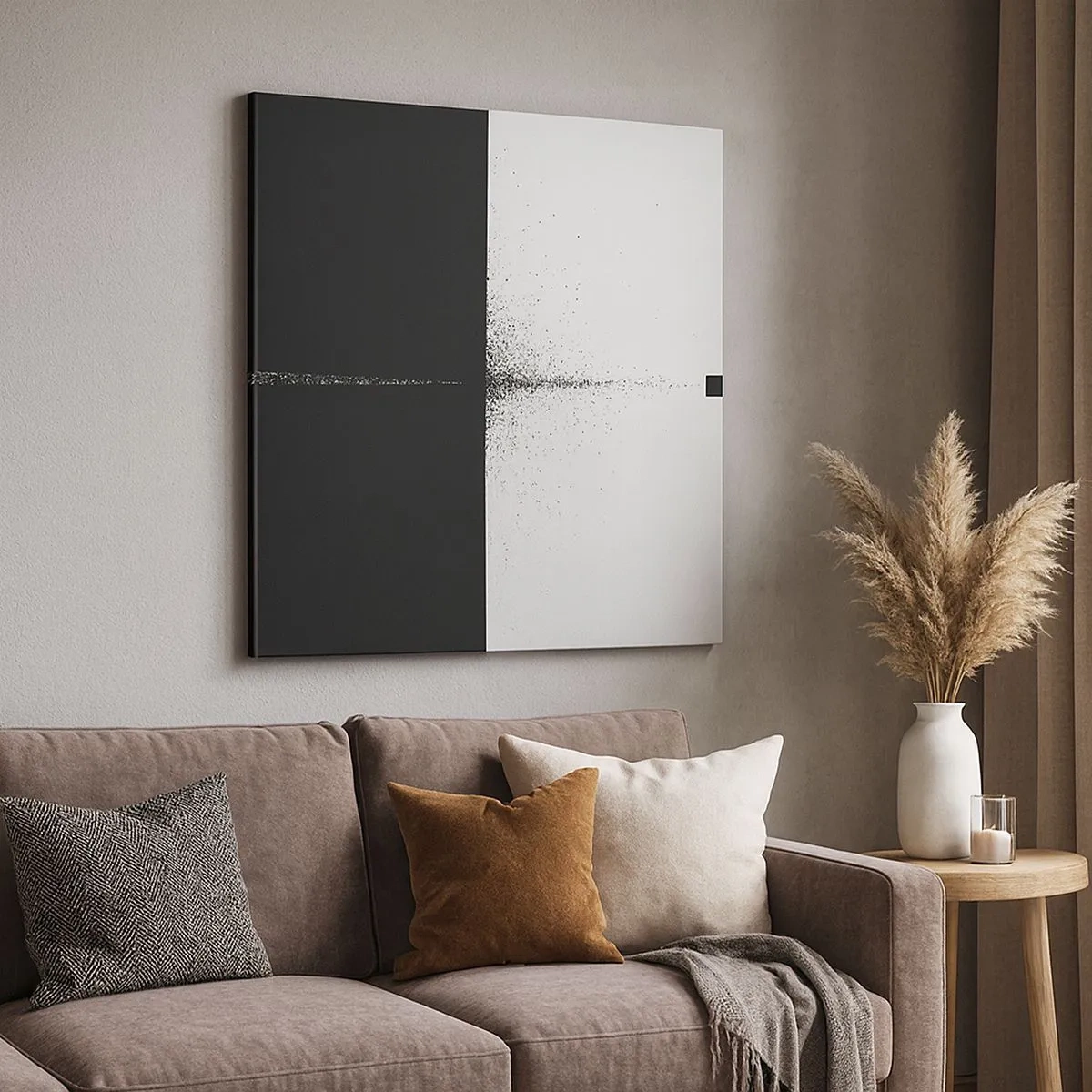 Lærredstryk - Billede på lærred - Lige til sagen - 30x30 cm