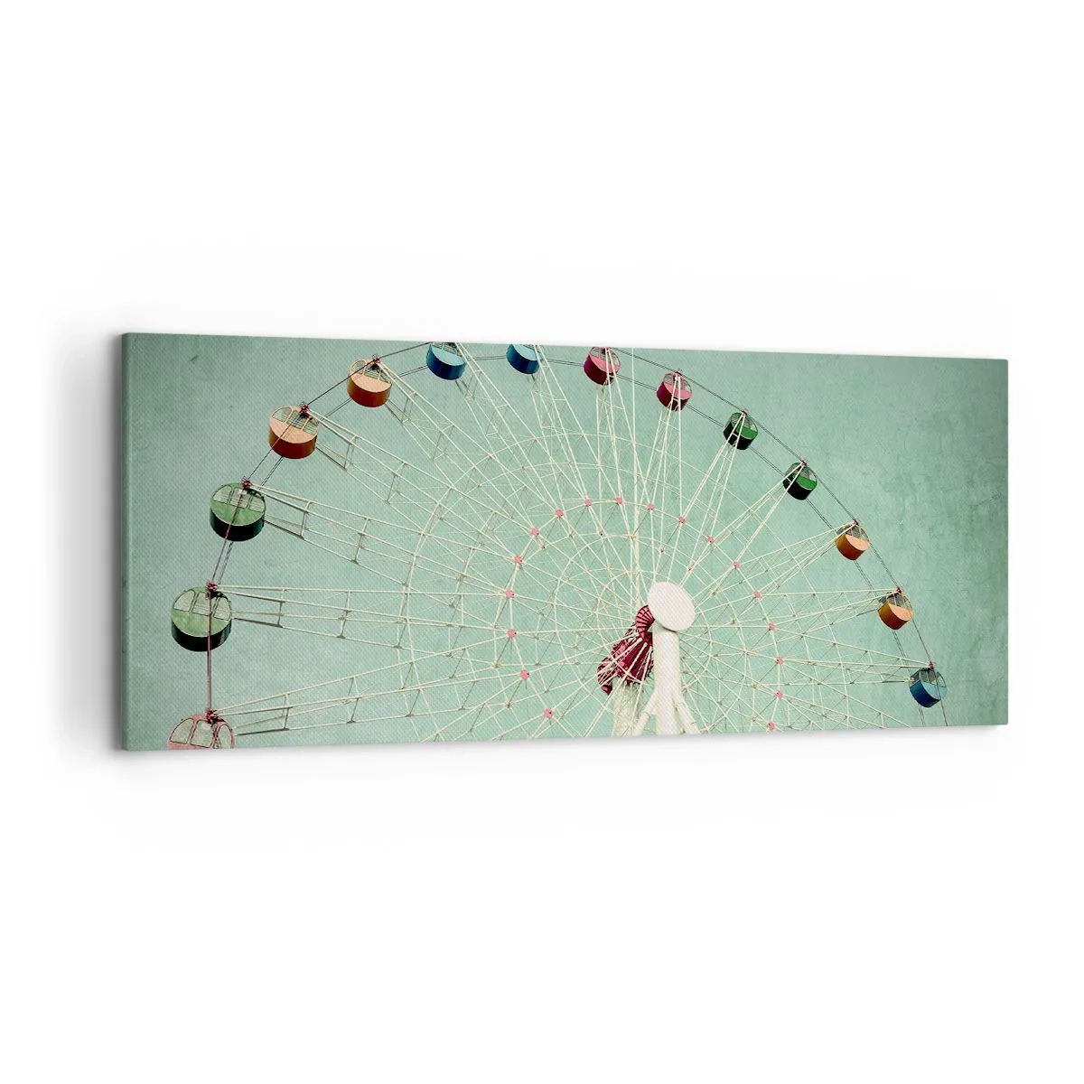 Lærredstryk - Billede på lærred - Vi inviterer dig til at lege - 120x50 cm