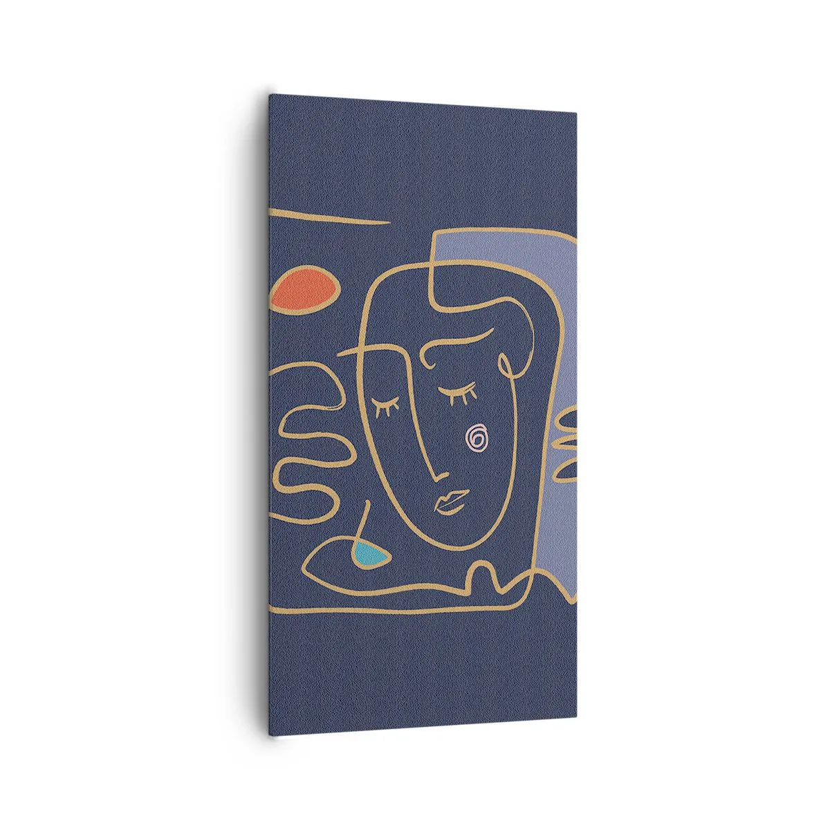 Lærredstryk - Billede på lærred - I drømmerier - 65x120 cm