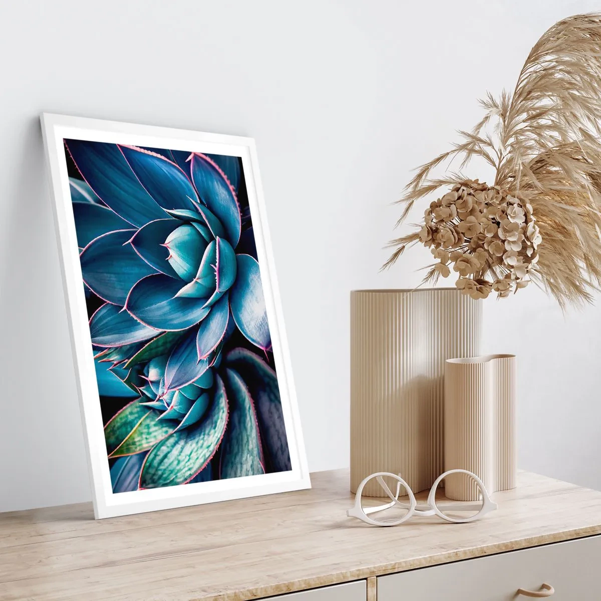 Plakat i hvid ramme - Vital kraft - 40x50 cm