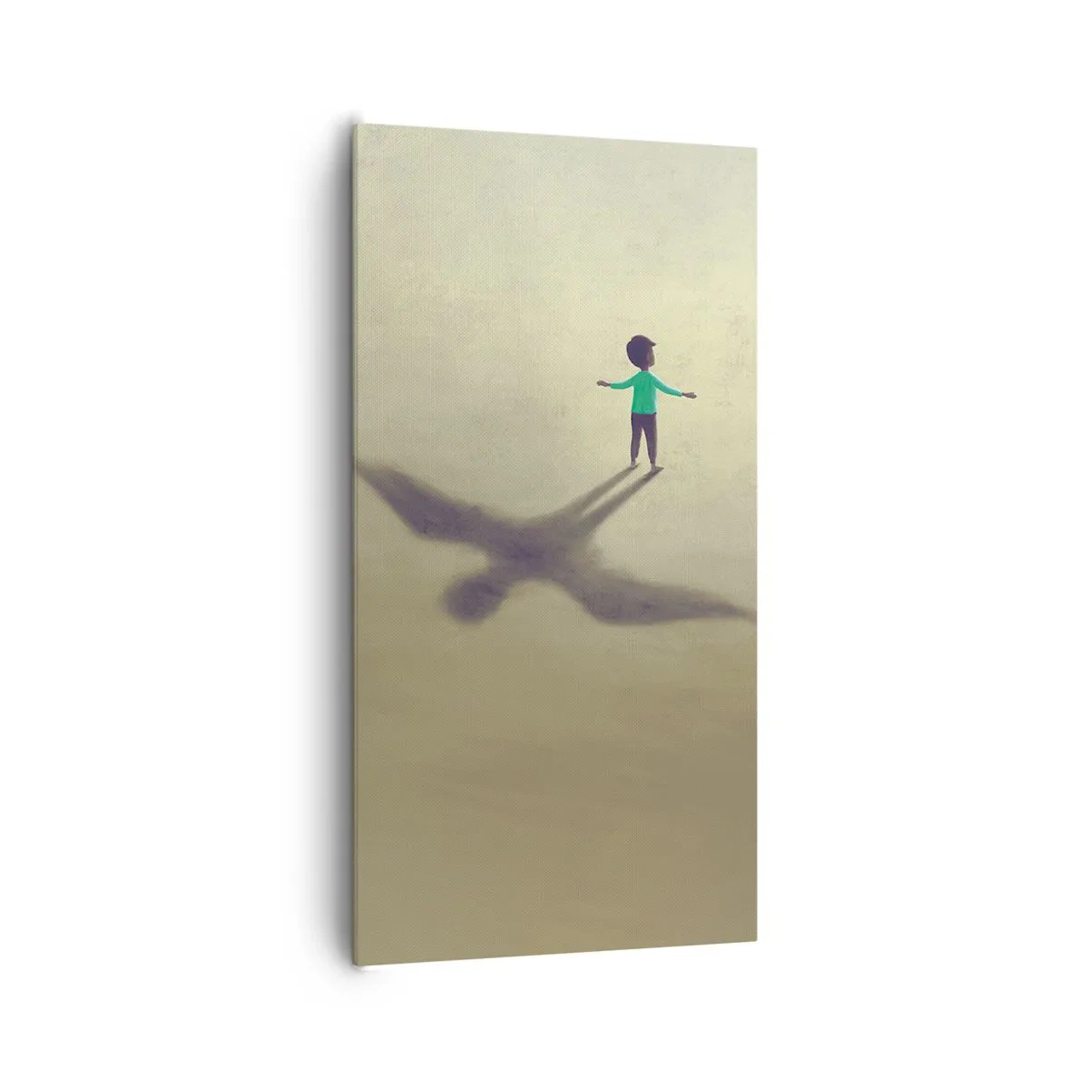 Lærredstryk - Billede på lærred - Fremtidens helt - 65x120 cm