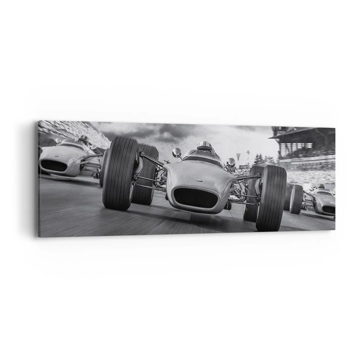 Lærredstryk - Billede på lærred - Der er kraft! - 90x30 cm