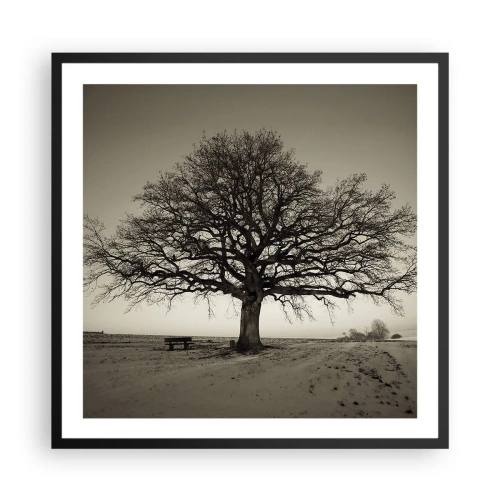 Plakat i sort ramme - Herfra og til evigheden - 60x60 cm