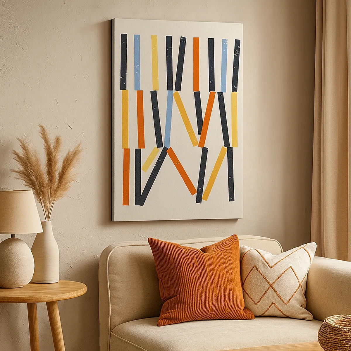 Lærredstryk - Billede på lærred - Vandret komposition - 50x70 cm